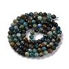 Natural Chrysocolla Beads Strands G-A235-A05-01-3