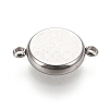Tarnish Resistant 304 Stainless Steel Links Connectors Settings LS-X-STAS-K202-02D-P-2
