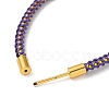 Braided Nylon Cord Bracelet Making MAK-L043-01G-15-2