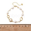 Pearl Beaded Bracelets BJEW-P350-02G-5