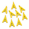 26 Pcs Spray Painted Alloy Alphabet Links Connectors PALLOY-T075-48-RS-3