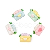 Opaque Resin Cabochons CRES-M037-05F-2