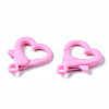 Opaque Acrylic Lobster Claw Clasps SACR-T358-02-3