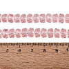 Transparent Glass Beads Strands GLAA-Q114-01A-A02-4