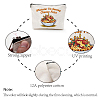 Polycotton Cheese Fries Printed Canvas Storage Bags ABAG-WH0029-136-4