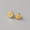Brass Ear Nuts KK-WH0816-032G-2