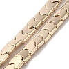 Electroplated Synthetic Non-magnetic Hematite Beads Strands G-I364-E01-2