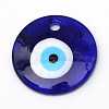 Handmade Evil Eye Lampwork Pendants LS-X-LAMP-R134-25mm-01-1