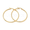 PVD Vacuum Plating 201 Stainless Steel Hoop Earrings with 304 Stainless Steel Pins for Women EJEW-D279-12G-01-1