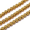 Electroplate Non-magnetic Synthetic Hematite Beads Strands G-I095-01-1