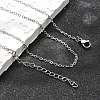 Non-Tarnish 304 Stainless Steel Cable Chain Necklace LS-STAS-T040-PJ204-70-4