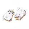 Alloy Enamel Pendants X-ENAM-M046-12G-D-4