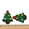 Christmas Trees Non-woven Fabrics Cabochons FIND-K015-01B-3
