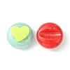 Two Tone Opaque Acrylic Cabochons SACR-X0015-21-2