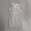 Bowknot Polyester Bridal Mesh Veil AJEW-WH20073-030-1