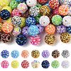 10Pcs Opaque Acrylic Beads OACR-YW0003-35A-2