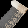 10 Yards Polyester Flower Embroidery Lace Trim OCOR-GF0004-88-6
