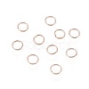 304 Stainless Steel Open Jump Rings STAS-O098-01RG-03-1