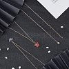304 Stainless Steel Cable Chain Necklace STAS-UN0017-34G-A-3