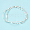 Electroplated Non-magnetic Synthetic Hematite Beads Strands G-G849-05S-3