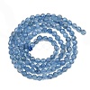 Natural Devil Blue Aquamarine Beads Strands GG-CBAF158-D01-05-3