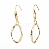 Alloy Twisted Ring Dangle Earring Sets EJEW-JE04503-3