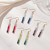 Dyed Natural Malaysia Jade Dangle Earrings EJEW-JE06874-1