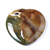 Natural  Mixed Stone Thumb Worry Stone G-N0325-01-3