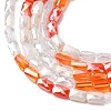Electroplate Glass Beads Strands EGLA-D300-05-14-3