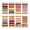 8 Cards 8 Styles Waxed Cotton Cord Set OCOR-PH0006-38-6