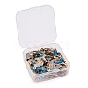 50Pcs 2 Style Alloy Enamel Pendants ENAM-LS0001-10LG-8