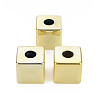 UV Plating Acrylic European Large Hole Beads X-PACR-T005-28C-1