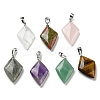 Natural Gemstone Pendants G-C066-03-1