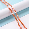 Electroplate Glass Beads Strands GLAA-E036-04B-2
