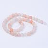 Natural Pink Aventurine Beads Strands G-Q462-6mm-13-9