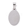 Non-Tarnish 304 Stainless Steel Pendants STAS-H356-07P-2