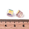 Electroplated Glass Beads X-EGLA-G040-01A-AB02-3