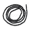 Natural Black Spinel Beads Strands G-S152-01-2mm-2