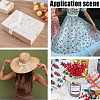 2 Rolls 2 Styles Chiffon Lace Trim for Sewing Decoration OCOR-CY0001-65A-4