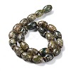 Tibetan Style dZi Beads Strands TDZI-E005-01Q-4