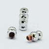 Brass Screw Clasps for Necklaces KK-F0254-P-1