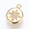 Brass Charms ZIRC-G116-08-2