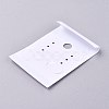 Plastic Jewelry Display Cards DIY-K032-11-2