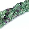 Natural Colorful Fluorite Beads Strands G-D481-19B-2
