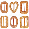 6Pcs 6 Styles Plastic Buckles DIY-GF0013-13-7