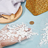 Flower Pattern Polyester Computerized Embroidery Appliques DIY-WH0304-580-3