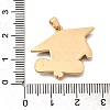 Brass Enamel Pendants KK-R212-17B-G-3