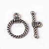 Tibetan Style Alloy Toggle Clasps X-EA9138Y-NF-1