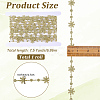 7.5Yards Polyester Lace Trims SRIB-GF0001-54D-2