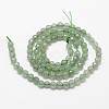 Natural Green Aventurine Beads Strands G-G736-17-6mm-2